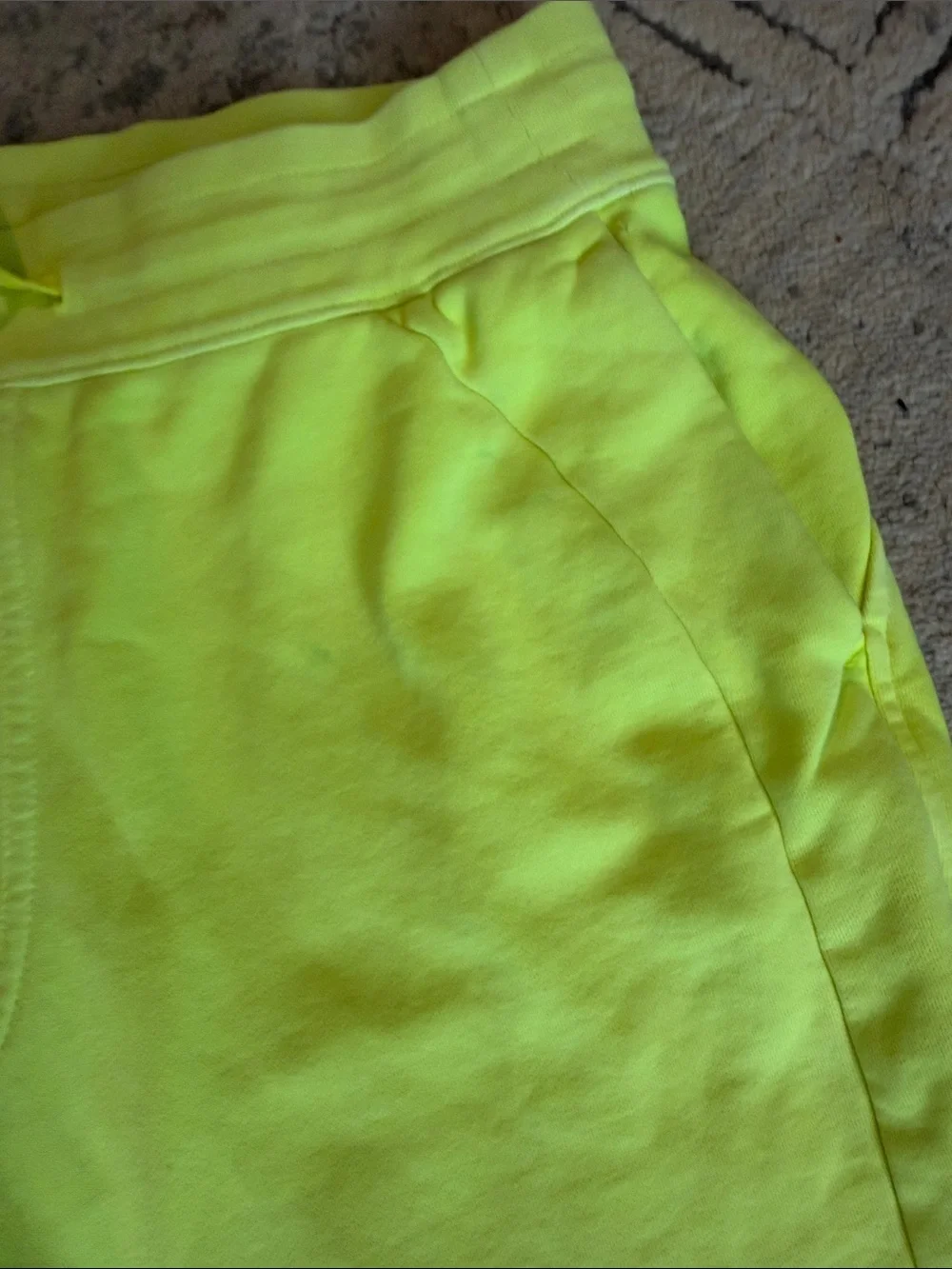 lululemon athletica Neon Yellow Drawstring Joggers